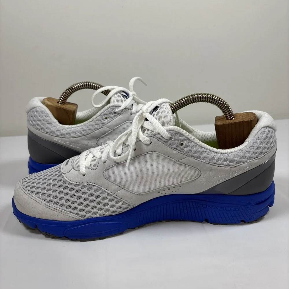 NIKE Mens Lunarfly 2 Gray Blue Running Shoes Sz 8.5‎ 452419-004 Athletic Comfort